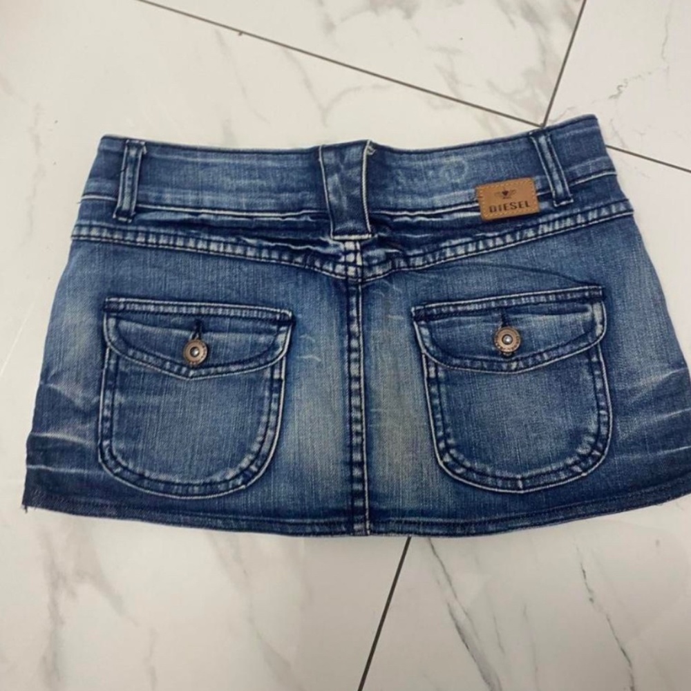 Vintage diesel mini skirt W28 denim